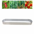 thumbnail image 1 of Kit de Cama de Jardín Galvanizado Bajo Elevado ANGGREK 7,8x2x0,65 Pies Caja de Maceta de Metal Ovalada Al Aire Libre, 1 of 7