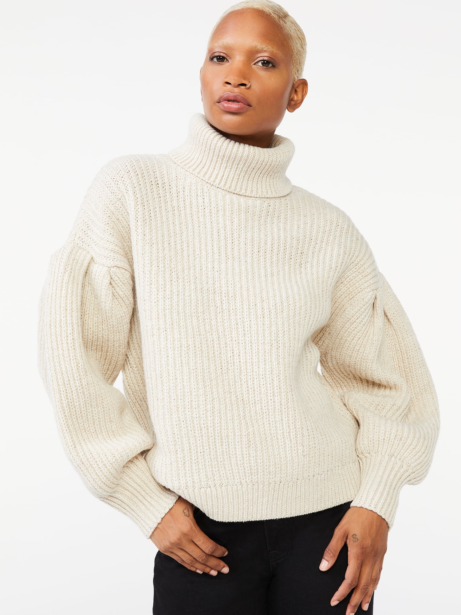 Free Assembly Women's Cowl Neck Sweater 