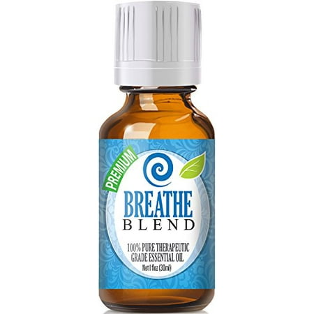Healing Solutions - Breathe Blend Oil (30ml) 100% Pure, Best Therapeutic Grade Essential Oil - 30ml/1oz