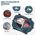 thumbnail image 4 of Bolsa de viaje HYC00 Weekender Overnight azul pavo real, 4 of 9