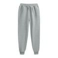 thumbnail image 6 of BRDFRL Womens Sweatpants with Pockets Cotton Solid Color Drawstring Women's Pants with Pockets Sweat Pants Trousers Gray 2XL, 6 of 6
