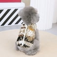 NESWOIZI Fair Isle Dog Sweater Vest Fall Winter Warm Sweatshirt Jacket