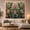 Hibiscus Foliage, variant on Tropical Hibiscus and Leaves Tapestry Wall Hanging