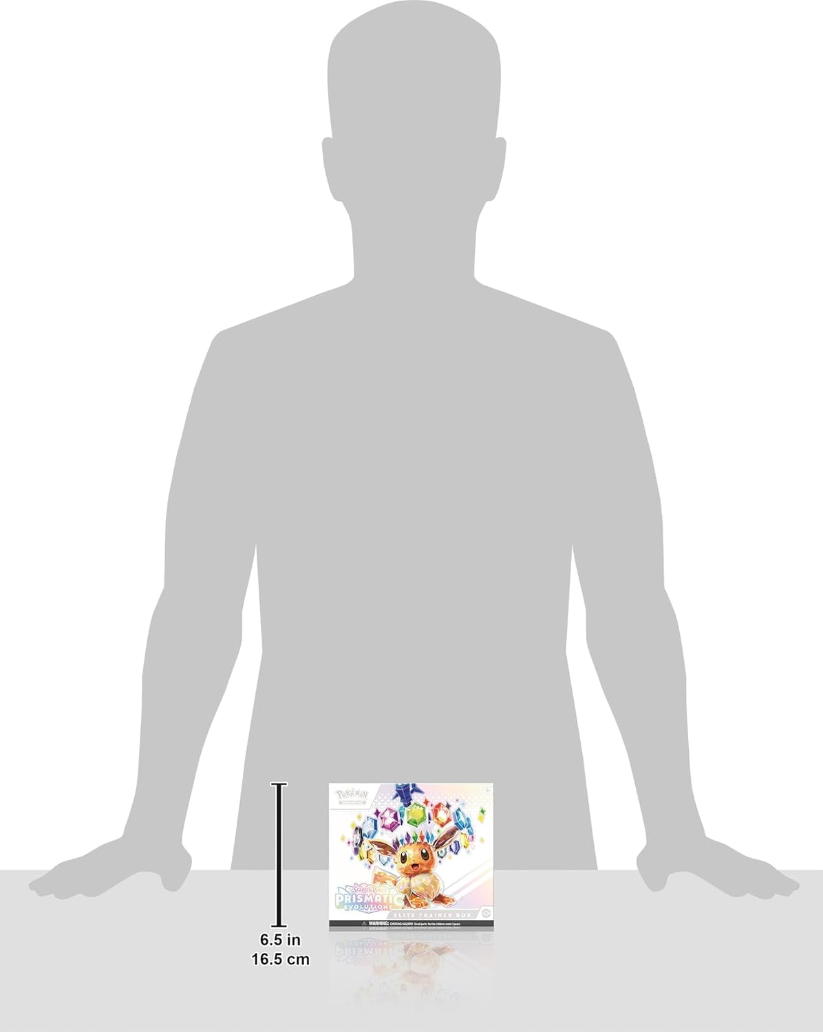 Pokemon TCG Scarlet & Violet Elite Trainer Box - Prismatic Evolutions of The Pokemon TCG (1 Fully Illustrated Promo Card, 9 Booster Packs & Premium Game Accessories)