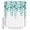 White Teal, variant on Small Stall Shower Curtain 36x72 Inch Narrow Half Size Gray Eucalyptus Leaves Bath Curtains Bathroom Decor Watercolor Floral Leaf Plants Waterproof Fabric Shower Curtain Set with Hooks 36 Inch