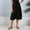 Black, variant on Women's Suede A Line Midi Skirt With Elastic Waist And Front Pockets For Fall And Winter Wrap Skirts for Women Long Checke Skirt Ballet Skirt Women Latex Mini Skirt plus Size Plaid Skirt Skirt Set