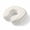 Cream, variant on Neck Pillow Memory Foam,Yellow Striped Soft Breathable U-Shaped Travel Pillows,Modern Farmhouse Yellow White Stripes Lightweight Ergonomic Neck Support Cushion for Office Airplane 11.4"x11.4"x3.9"