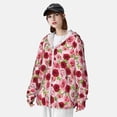 thumbnail image 3 of Fotbe Rose Flowers Chaqueta con Protección Solar UPF 50+ para Hombre y Mujer, Camisa con Capucha y Bolsillos-X-Large, 3 of 7