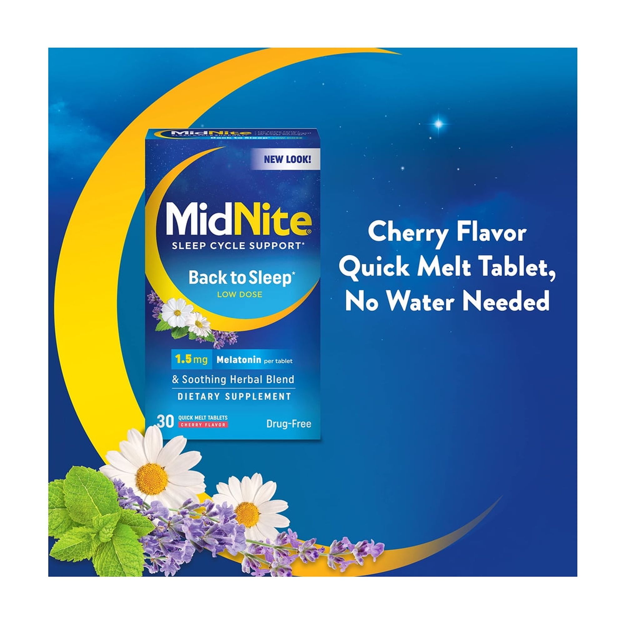 MidNite Drug-Free Sleep Aid, Chewable Tablets (Pack of 10)