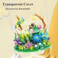 thumbnail image 2 of Adult Succulents Botanical Collection Flower Bouquet Building Toy Mini Bricks Flower Set DIY Plants Bonsai Tree Friends, 2 of 5