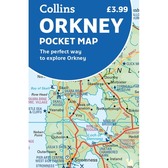 Orkney Pocket Map: The Perfect Way to Explore Orkney, (Paperback)