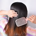 thumbnail image 5 of Cepillo desenredante ventilado para cabello húmedo y seco, peine masajeador elástico suave, cepillo antienredos, 5 of 5