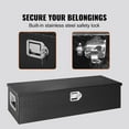 thumbnail image 4 of 39"x13"x10" Aluminum Truck Bed Tool Box, Storage Tool Box for Pickup, Truck Bed, RV, 4 of 11