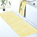 thumbnail image 3 of Walensee Large Bathroom Rug (24 x 60, Yellow) Extra Soft and Absorbent Shaggy Bathroom Mat Machine Washable Microfiber Bath Mat for Bathroom, Non Slip Bath Mat, Luxury Bathroom Floor Mats, 3 of 15