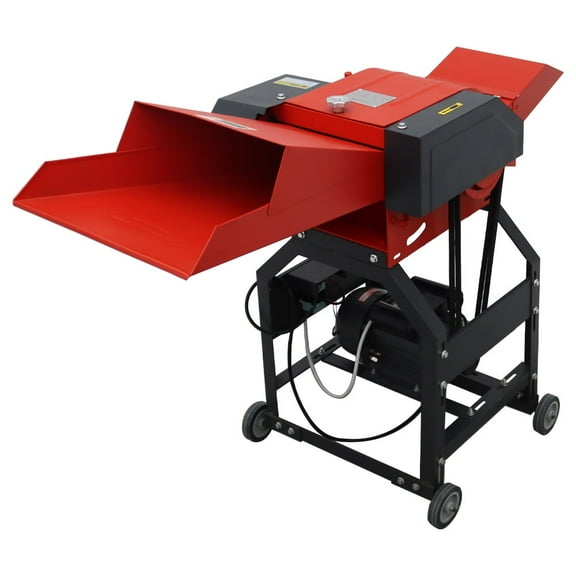 6-Blades Hay Cutter Pulverizer Feed Chaff Straw Breaker 220V 2.2KW Output 500-1000KG/H