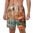 thumbnail image 1 of Fotbe Fantasy Underwater Jellyfish Traje de Baño para Hombre – Shorts de Natación de Secado Rápido con Forro y Bolsillos-Large, 1 of 6