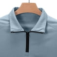 thumbnail image 7 of Zormilly Mens Two Piece Summer Outfit Short Sleeve Collared Shirts Shorts Loungewear Sets with Pockets Loose Workout Sets, S-3XL, 7 of 7