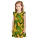 thumbnail image 1 of Fotbe Fresh Corn 1 Vestido de Dormir para Niñas de 3 a 10 Años, Mangas Cortas, Estilo Princesa, Pijama Camisón con Mangas Voladas-Large, 1 of 6