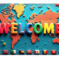 thumbnail image 4 of Welcome Back to School Banner Classroom Backdrop Educational Decor School Supplies Kids Party Decoration Photo Background Library Event Signs Apples School Bus Props, 4 of 4