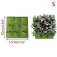 thumbnail image 1 of Wall Hanging Planting Bags 9/18 Pockets Green Grow Bag Planter Vertical Garden Vegetable Living Garden Bag Home Supplies, 1 of 4
