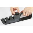 thumbnail image 3 of Professional 3 Tier Knife Sharpener - Japanese Knife Sharpener with Adjustable Angle Handle - Multifunction Knife Sharpener and Polishing Kitchen Shar, 3 of 5