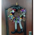 thumbnail image 6 of Halloween Hat Legs Wreath-Fall Wreath for Front Door Decor,Sunflower, Fall Harvest, Holiday Decor, Fall Floral Decor, 6 of 7