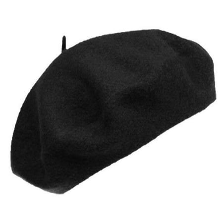 French Wool Beret Tam Beanie Hat Warm Classic Lightweight Military Cap