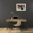 thumbnail image 3 of Eaton, Winnie 18x14 White Modern Wood Framed Museum Art Print Titled - Wild Colorful Flowers, 3 of 4