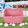 thumbnail image 1 of HAMPPLIES 1Set Portable Handheld Baskets Woven For Supermarket Shopping And Packing Rustic Decorative Style, 1 of 6