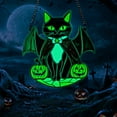 thumbnail image 2 of MOQIN Halloween Theme Acrylic Window Hangings Halloween Hanging Ghost Glow in The Dark Lighted Decor Luminous Decorations for Window Wall Door Yard Halloween Themed Party, 2 of 9