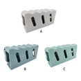 thumbnail image 2 of Colector de pelo de plástico montado en la pared Yuarrent Juegos de accesorios de baño Gris, 2 of 6