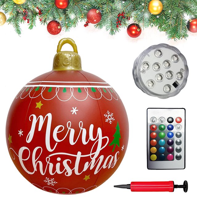 Adornos Navideños Nuevo Decoraciones Navideñas Al Aire Libre 24 Pulgadas Con Luces