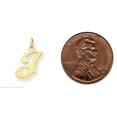 thumbnail image 2 of 14K Gold Polished Fancy Initial Letter J Charm Pendant, 2 of 5