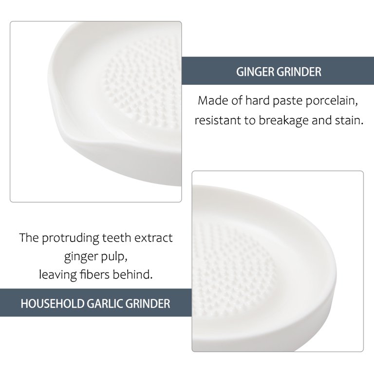 Household Garlic Grinder Multi-function Ginger Grater Ceramic