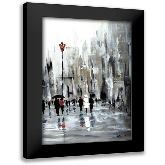 Kadmiri, Aziz 11x14 Black Modern Framed Museum Art Print Titled - Grand Ville II