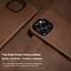 thumbnail image 2 of Funda de piel Belemay para iPhone 16 Pro Max con MagSafe Brown, 2 of 8