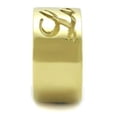 thumbnail image 4 of IP Gold(Ion Plating) Stainless Steel Ring with No Stone for Women No Stone Stone Color Style TK1878 Size 5, 4 of 4