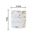 thumbnail image 2 of Soporte para bolígrafo/maquillaje, soporte para escritorio, taza para lápices con patrón de mármol para niñas y niños, 2 of 5