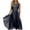 Black, variant on Womens Dresses Women's Chiffon Patchwork Round Neck Sequin Print Maxi Skirt Long Dress Dress Blue