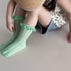 thumbnail image 4 of pares de calcetines de malla de algodón para niñas vestido de princesa calcetines de color sólido para niños pequeños de 1 a 12 años, 4 of 6