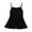 Black, variant on TinyBloomm Baby Girl Cute Summer Outfits Girls Summer Dress Suspender Solid Color Casual Seaside For 0 To 6 Years, Size 12-18 Months