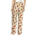 thumbnail image 3 of Xecao Cartoon Popcorn Women's Straight Lounge Pajama Pants: The Epitome of Relaxed Sleepwear, 3 of 9