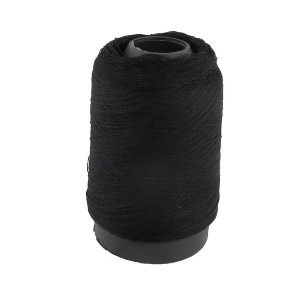Hilo de coser de algodón negro Uxcell para bordado y acolchado