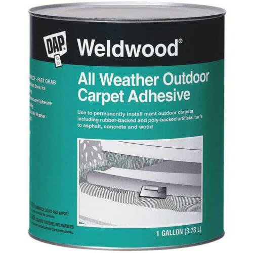 Gallon Outdoor Carpet Adhesive DAP 443 allweather,waterproof,high strenghth 4PK