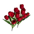 thumbnail image 2 of Ramo de flores artificiales Inteprter 2 uds tulipanes de seda falsa Real Touch decoración de jardín, 2 of 6
