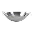 thumbnail image 1 of Rongfmy Round Bottom Wok Cooking Pot Chinese Wok for Gas Cooktops Cooking Restaurant 45cm, 1 of 9