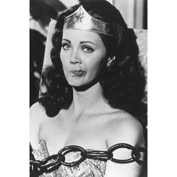 Wonder Woman B&W Lynda Carter In Chains 24x36 Poster