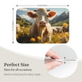 thumbnail image 4 of Vsdgher Sunflower Cow Pasture Hem Mat 40x60 - Multipurpose Doormat for Indoor & Outdoor Use - Welcome Your Guests with our Entrance Mat, 4 of 6