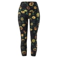 thumbnail image 4 of Pantalones de Yoga Atléticos Para Correr Con Cintura Alta Y Estampado Clásico de Flores Para Mujer Odeerbi  ODB-6, 4 of 6
