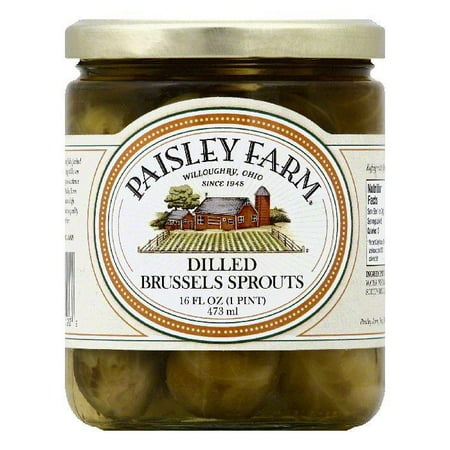 Paisley Farm Dilled Brussels Sprouts, 16 OZ (Pack of
